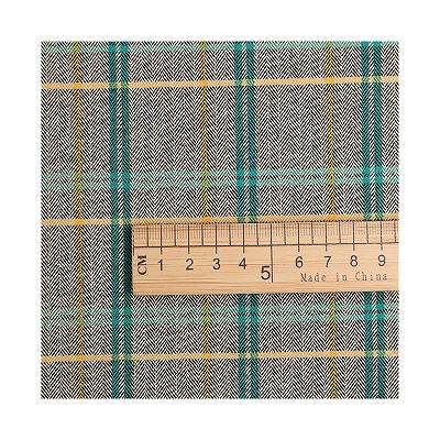 1 Metre Suit Fabric Wool Blend 65%T24%R7%W4%SP 250GSM 150cm Plaid Width Twill Spring Men's Suit_4