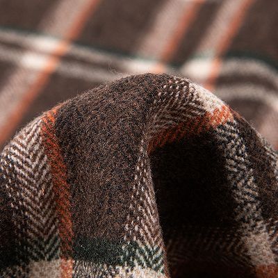 1 Metre Suit Fabric Plaid Woolen TR69%T24%W6%R1%SP 350GSM 150cm Width Twill Winter Men's Suit_3