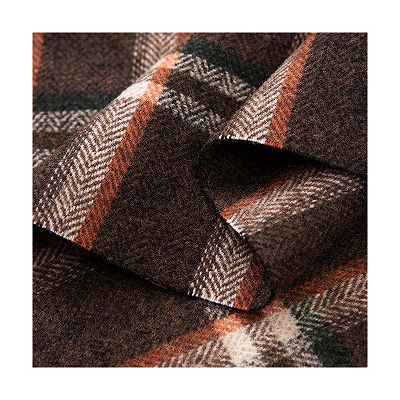 1 Metre Suit Fabric Plaid Woolen TR69%T24%W6%R1%SP 350GSM 150cm Width Twill Winter Men's Suit