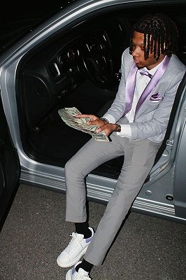Asa Sparkling Silver One Button Prom Suits With Purple Velvet Lapel_3