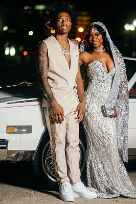 Joyce Handsome Khaki Sleeveless Two Pieces Prom Suits