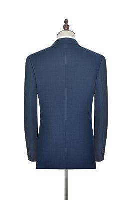 Classic Notch Lapel Navy Suits for Men | Dark Blue Mens Suits for Groomsmen_5