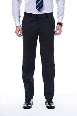 Luxury Plaid Grey Mens Suits | Notch Lapel Suits for Men_7