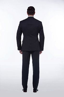 Luxury Plaid Grey Mens Suits | Notch Lapel Suits for Men_3