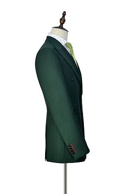 Reid Dark Green Double Breasted Mens Suits for Formal_4