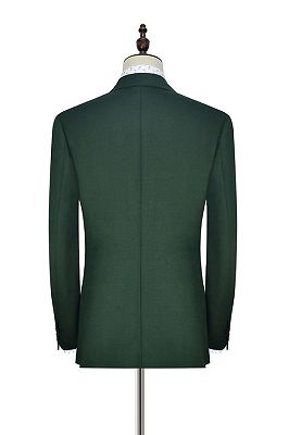 Reid Dark Green Double Breasted Mens Suits for Formal_5