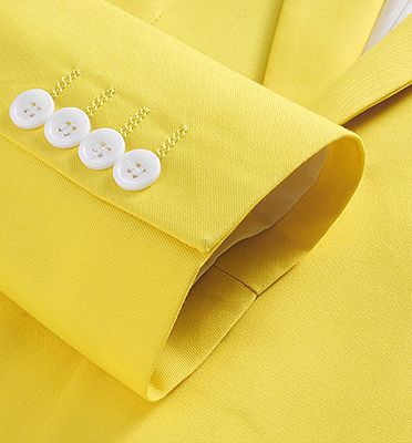 Pastel Yellow Suits For Men | Fabian Prom Suits_4