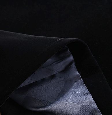 Black Velvet Wedding Men Suits | Classic Business Blazer Online_4