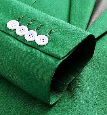 Three Piece Green Men Suits | Classic Notched Lapel Prom Suits_5