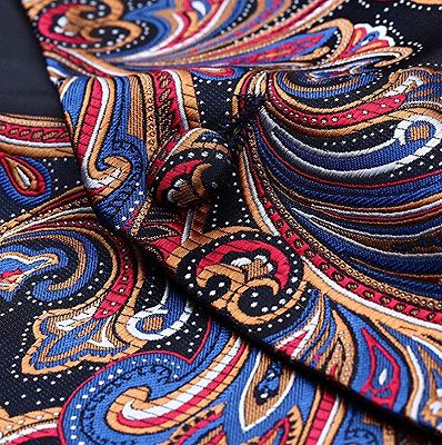 New Arrival Colorful Paisley Mens Vest wit Tie_4
