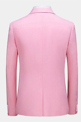 Light Pink Suits for Men with 3 Pieces | Notched Lapel Slim Fit Tuxedo_2