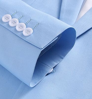 Classic Sky Blue Men Suits | Three Pieces Men Suits Sale_6