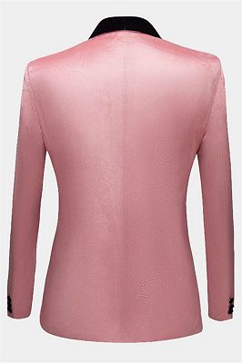 Light Pink Velvet Prom Suits for Men | Modern Mens Slim Fit Blazers