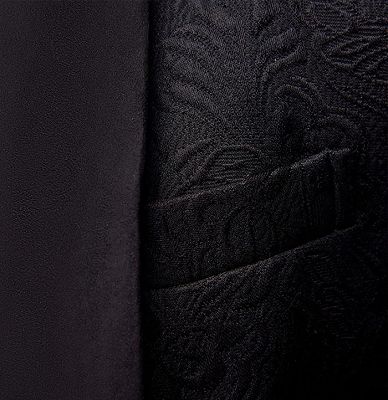 Business Black Men Suits | Formal Three Pieces Jacquard Wedding Suits_4