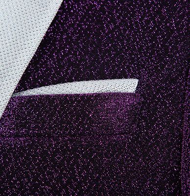 Shiny Purple Sequin Blazer Online | Peak Lapel Glitter Prom Men Suits_3