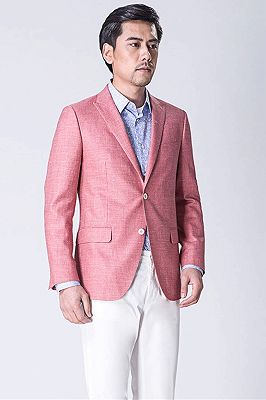 Pink Blended Prom Suits | Dean Slim Fit Blazers for Men_3