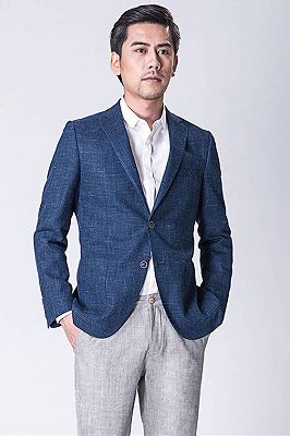 Dark Blue Business Jacket for Men | Blazer