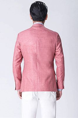 Pink Blended Prom Suits | Dean Slim Fit Blazers for Men_2