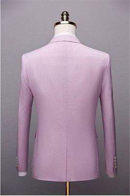 Design Pink 2 Piece Suit Men Tuxedos | Excellent Notched Lapel Prom Suits for Men