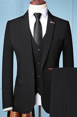 Three Pieces Groom Tuxedos | Groomsmen Best Man Suit Wedding Men Suits Bridegroom